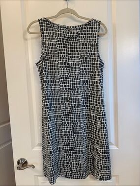 Tommy Bahama Olive Green & Ivory Shift Dress